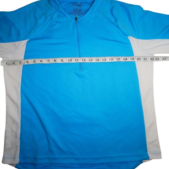 L.L.Bean Women’s XL Blue Half Zip Active Pullover Top - Picture 4 of 7